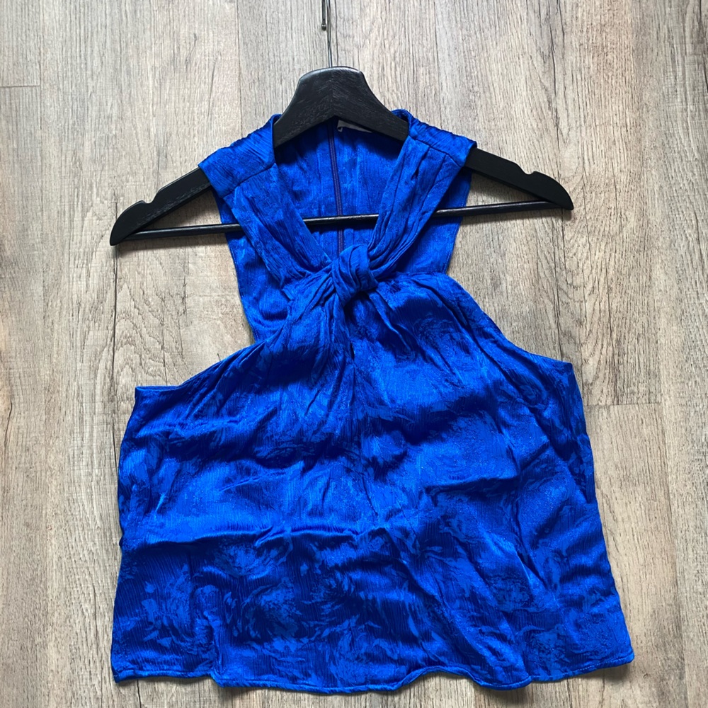 Vibrant Blue Halter Top